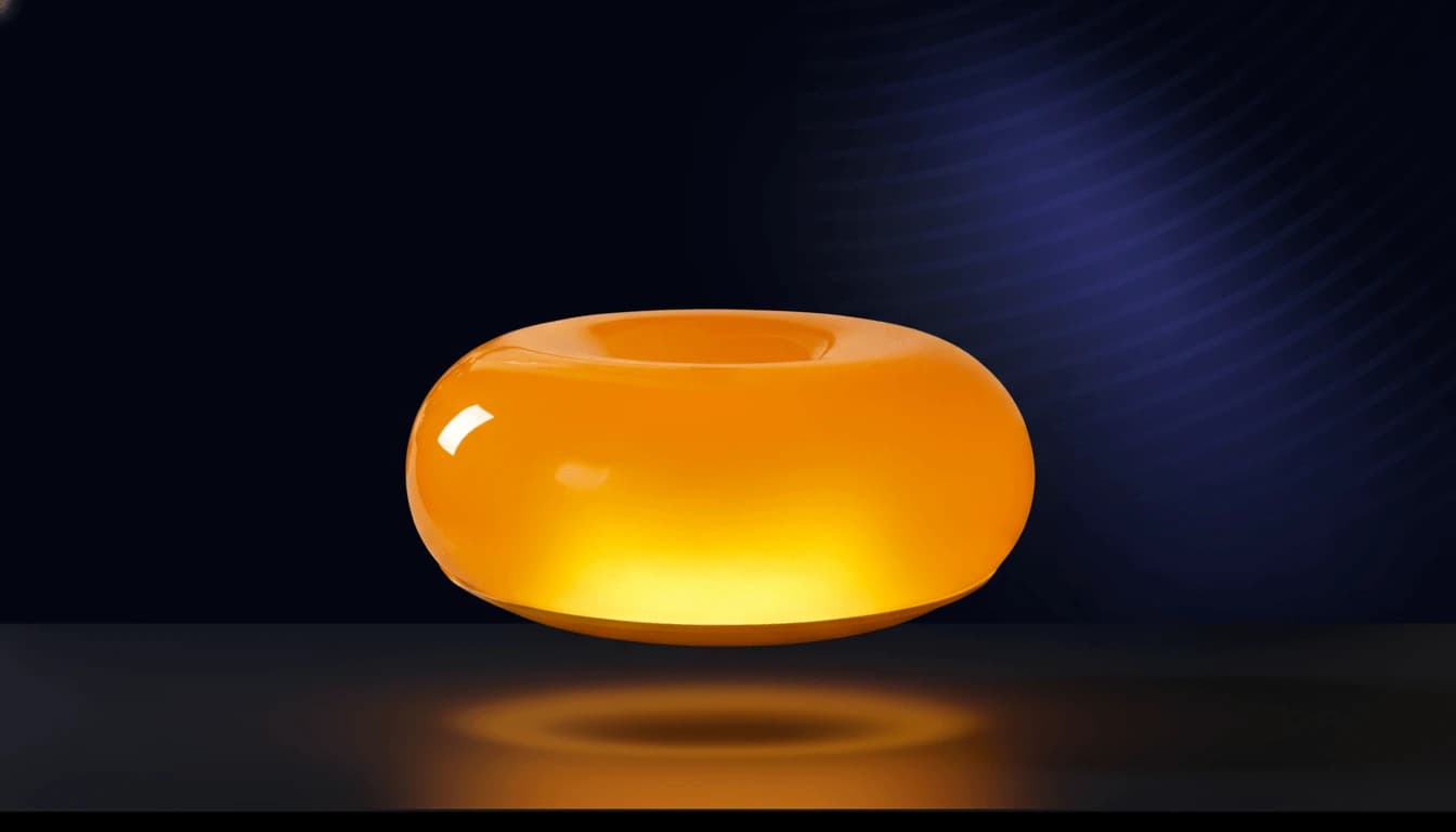 Varmblixt lamp illuminated