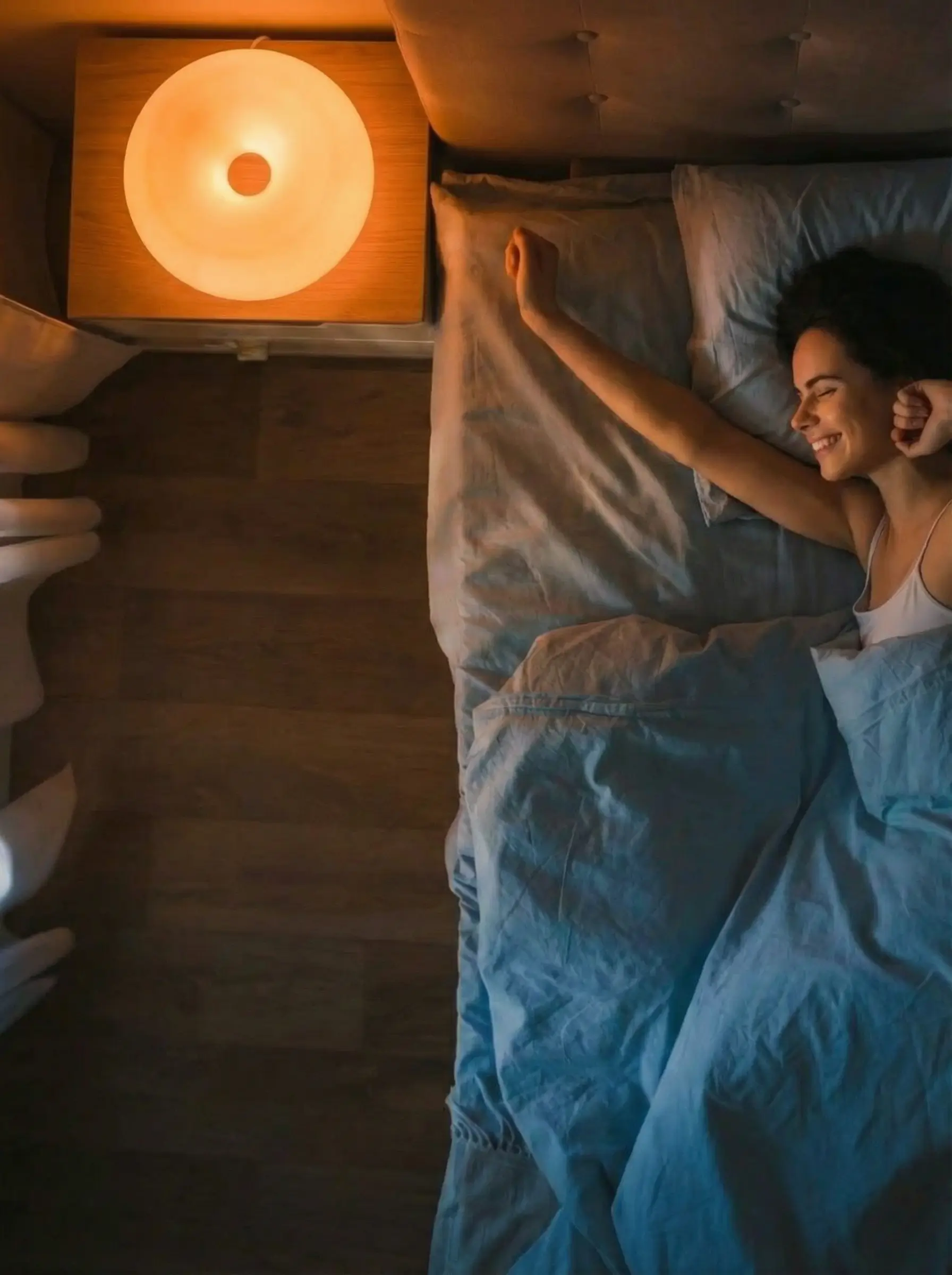 Lamp on in the morning with scheduled time